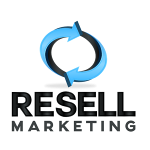 re sell marketing logo rgb transparent